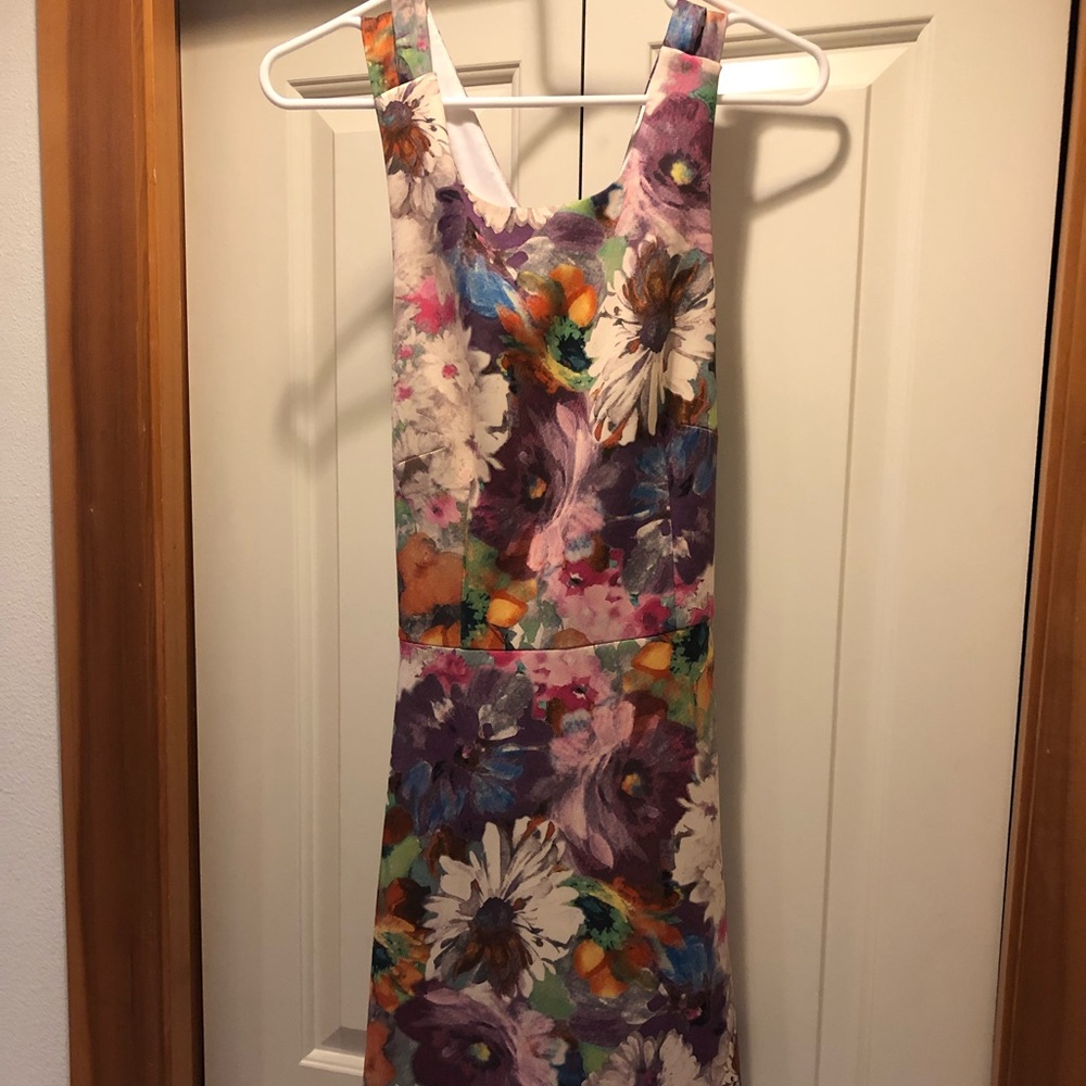 Adriana Papell floral dress